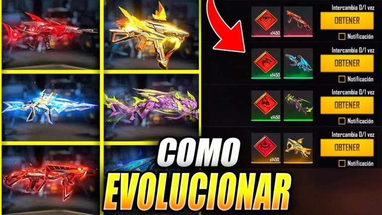 guia completa que son las armas evolutivas en free fire y como se obtienen mejora tu juego
