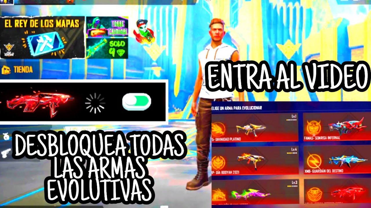 hay algun generador de armas evolutivas para free fire que funcione